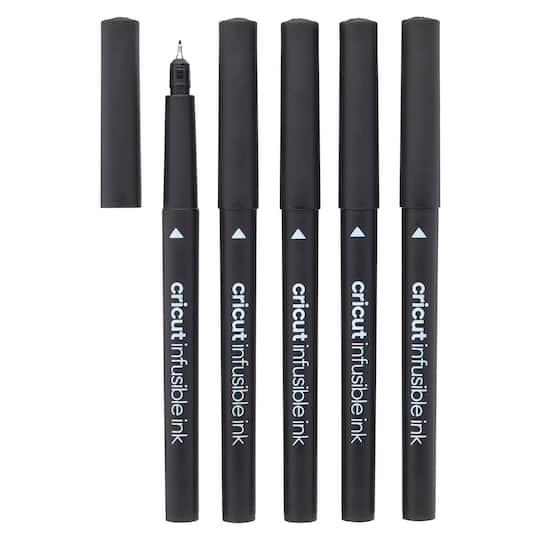 6 Packs: 5 ct. (30 total) Cricut&#xAE; Infusible Ink&#x2122; Black Pens